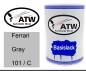 Preview: Ferrari, Gray, 101 / C: 500ml Lackdose, von ATW Autoteile West.